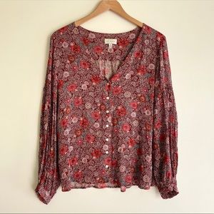 Lucky Brand peasant blouse